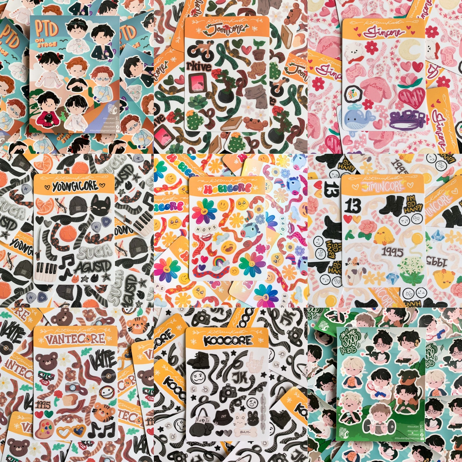 BTS Sticker Collection