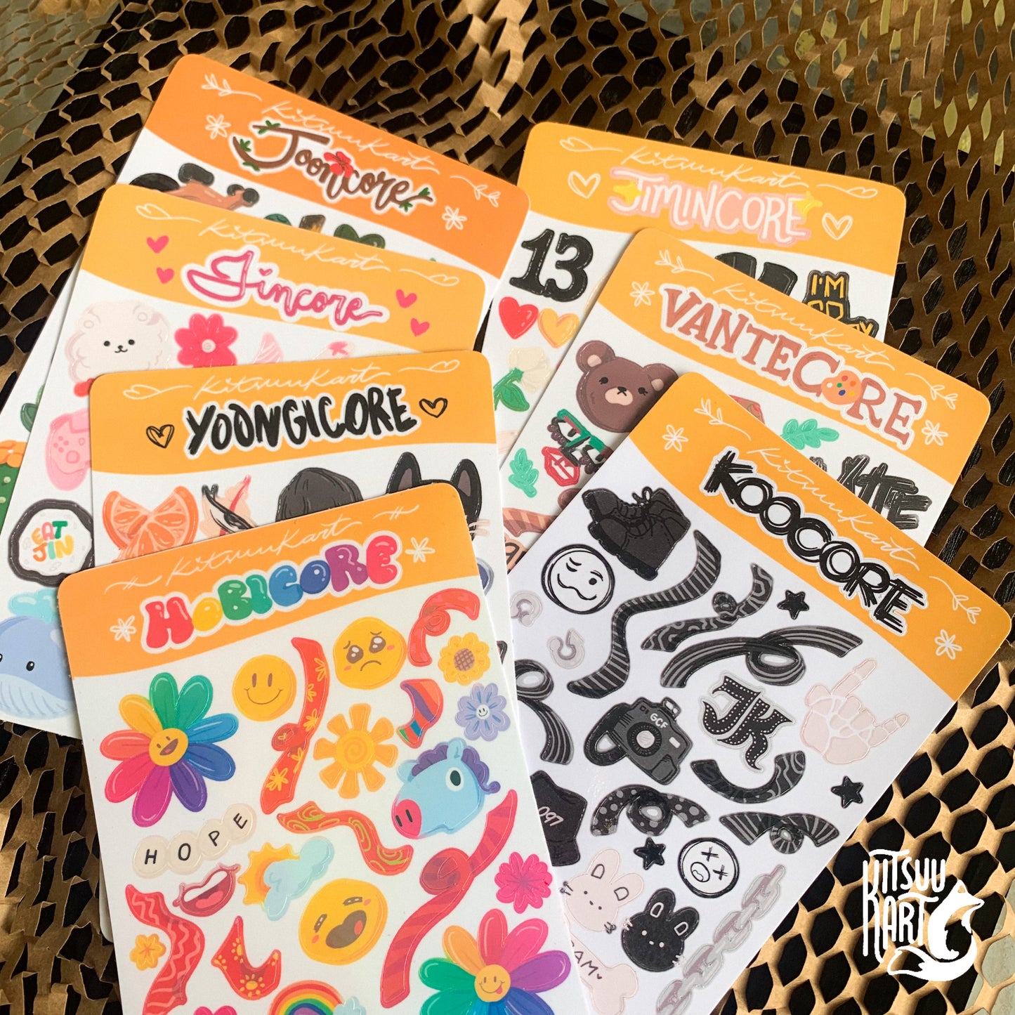 Bangtancore Deco Stickers