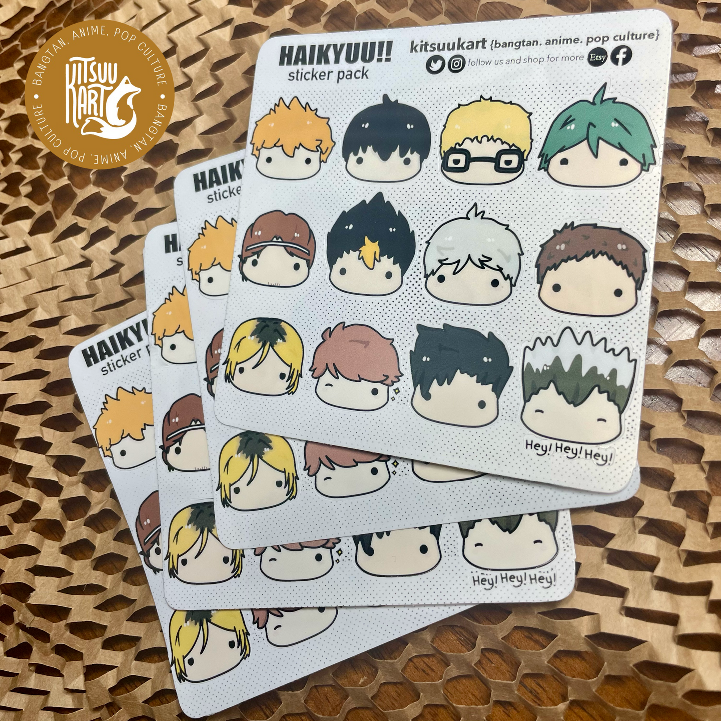Haikyuu Minis Sticker Sheet