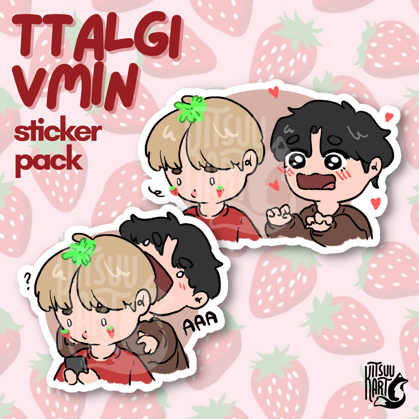 Ttalgi Vmin Sticker Pack