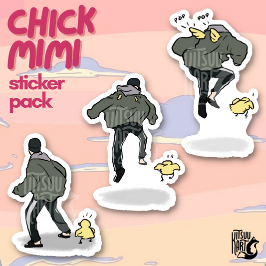 Chick Mimi Sticker Pack