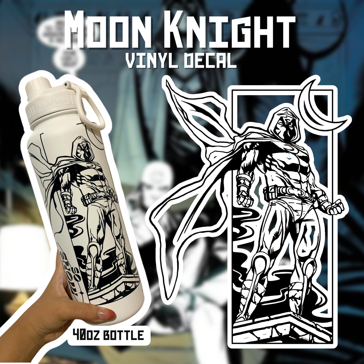 Flask Tatts - Moon Knight