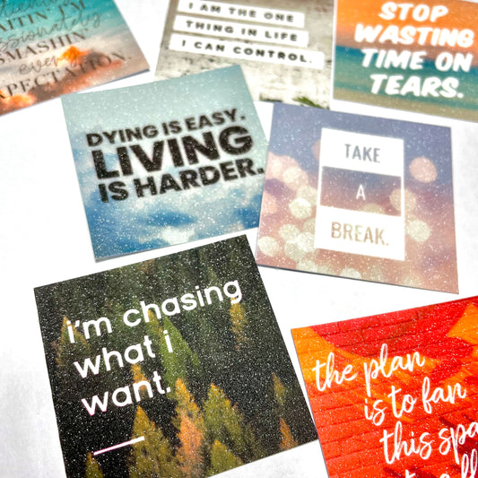 Hamilton Typography Stickers