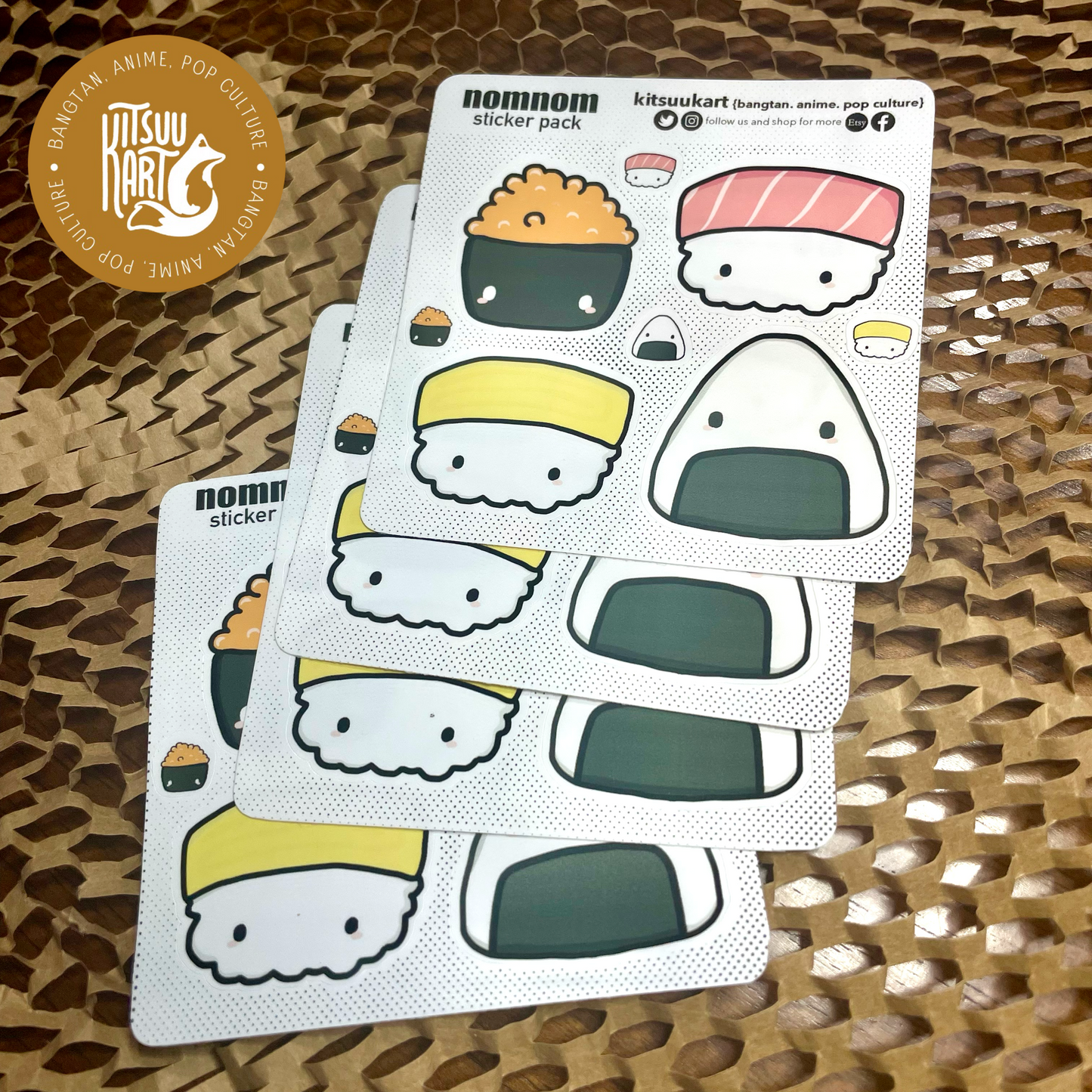 Sushi Bubs Sticker Sheet